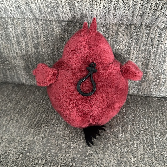 Angry Birds Movie TERENCE Plush Stuffed 6" Backpack Clip 2016 Rovio - Picture 2 of 8